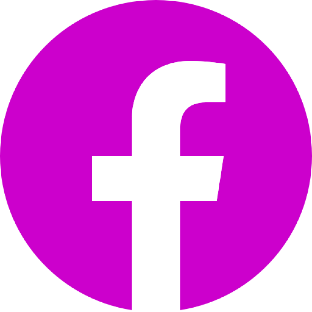 pink facebook logo transparent 1000